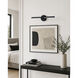 Dorian 12 watt 19 inch Black Picture Light Wall Light