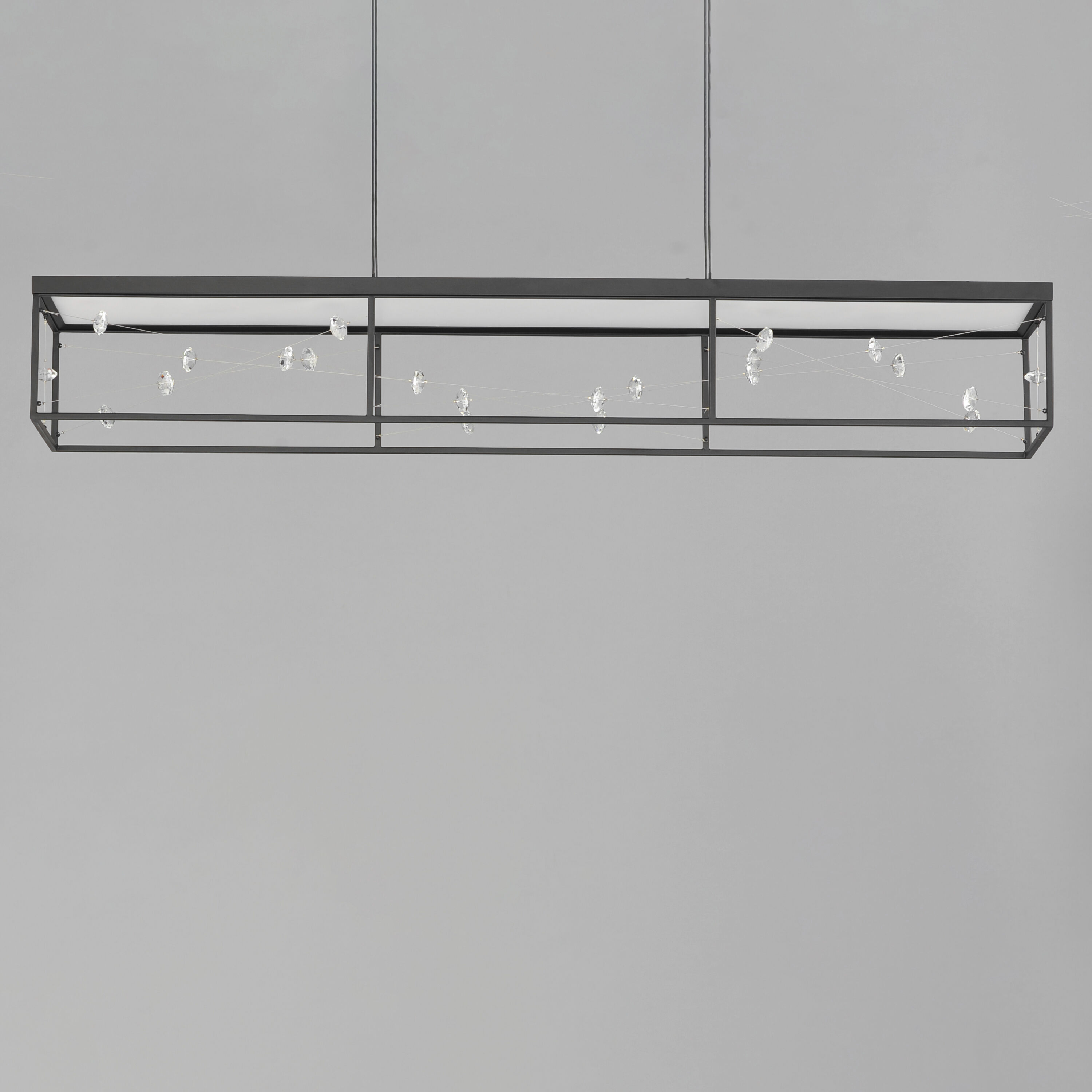 Entanglement LED 47.25 inch Black Linear Pendant Ceiling Light