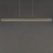 Matera LED 60.5 inch Chaulk White Linear Pendant Ceiling Light