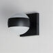 Modular LED 5 inch Black Outdoor Wall Sconce