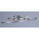 Cycle LED 18 inch Matte Silver Flush Mount Ceiling Light