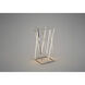 Victory 29.5 X 15.75 inch Polished Chrome Accent Table
