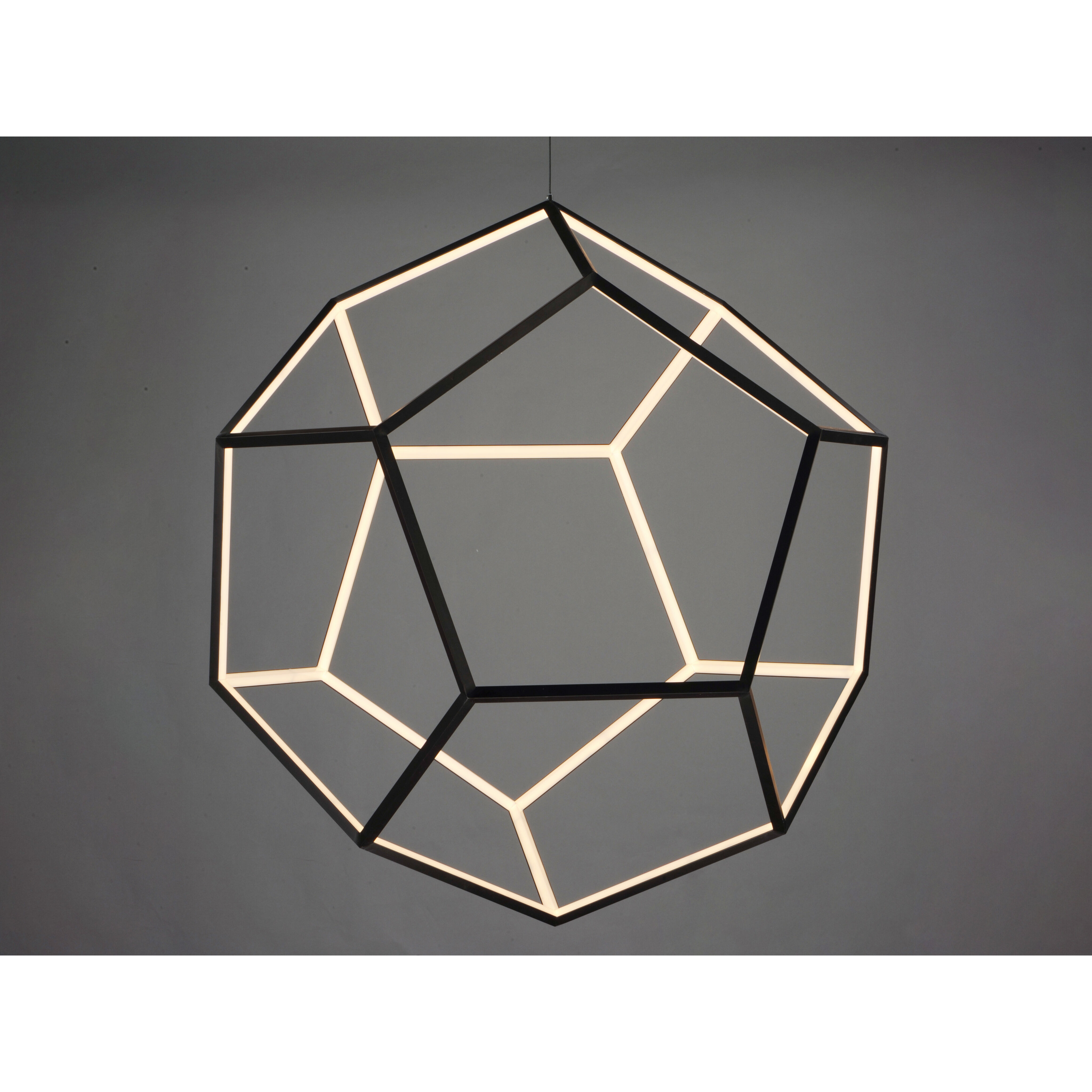 Penta LED 40 inch Black Single Pendant Ceiling Light