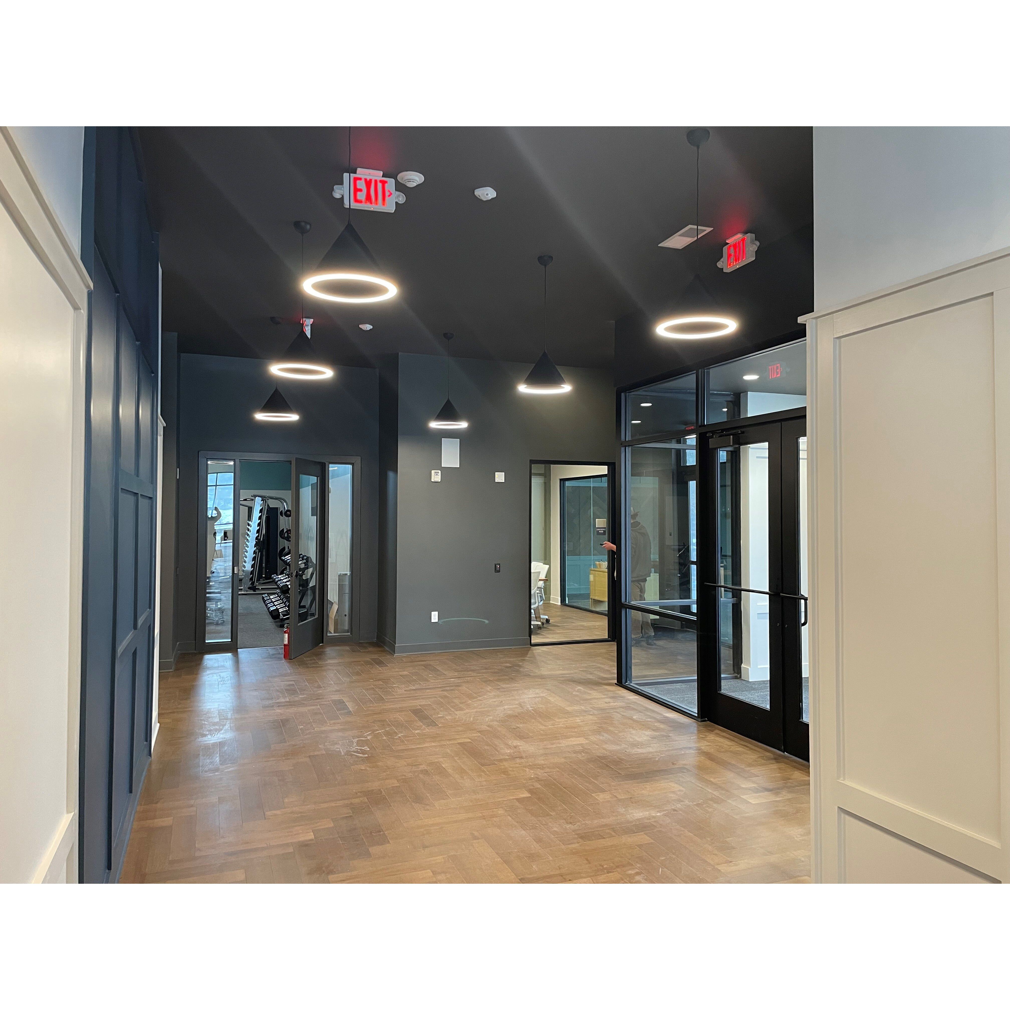 Abyss LED 15.75 inch Black Single Pendant Ceiling Light