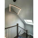 Stealth LED 21.25 inch Black Single Pendant Ceiling Light