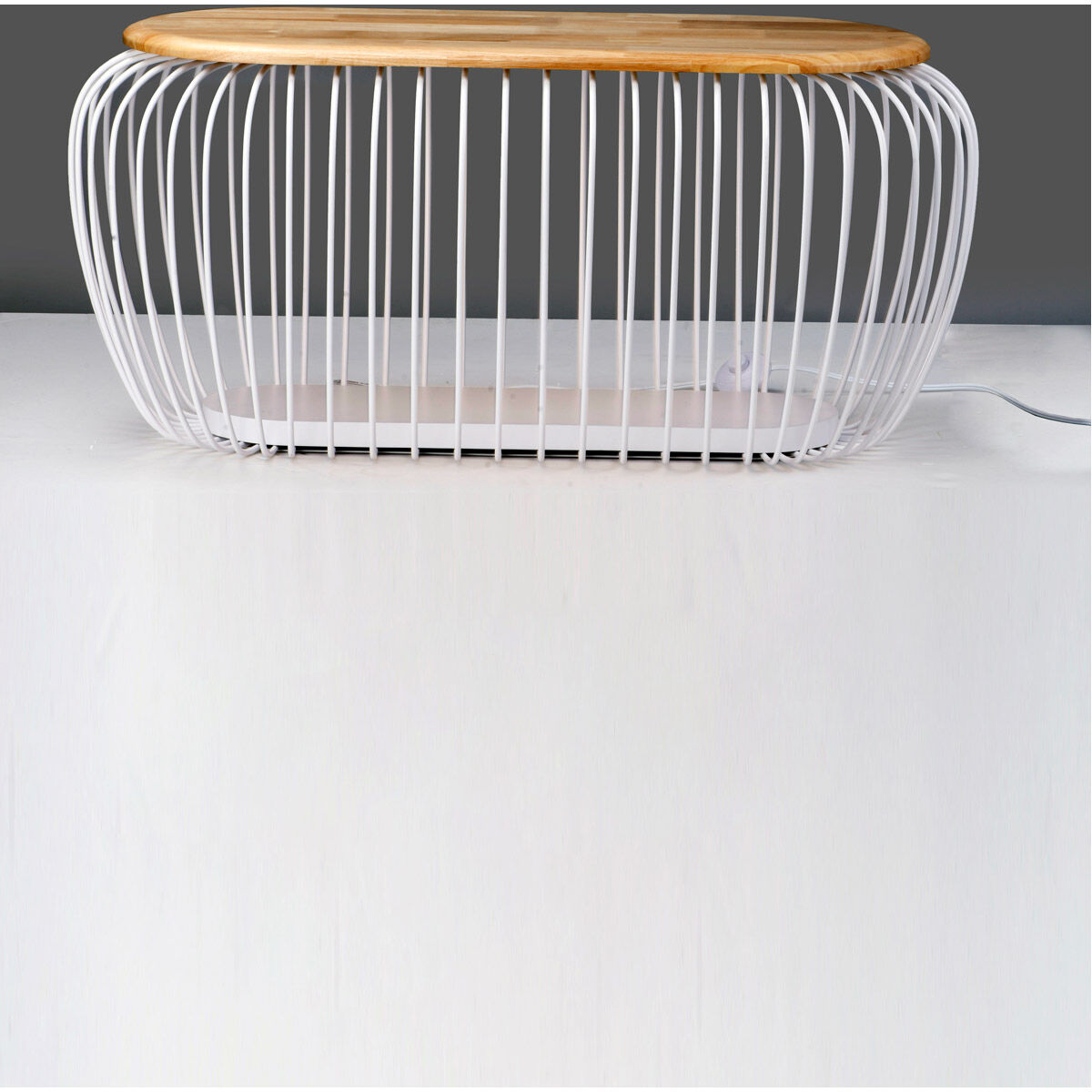 Cage White and Navaho White Bench