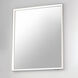 Bevel 36 X 30 inch Satin Nickel LED Wall Mirror