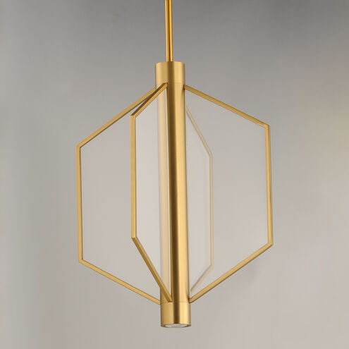 Telstar LED 18 inch Natural Aged Brass Single Pendant Ceiling Light