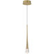 Pierce LED 2.25 inch Gold Single Pendant Ceiling Light
