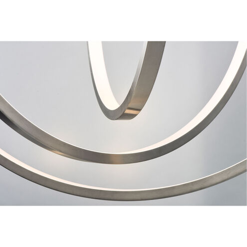 Brim LED 31.5 inch Brushed Gunmetal Suspension Pendant Ceiling Light