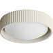 Souffle LED 10.5 inch Chaulk White Flush Mount Ceiling Light
