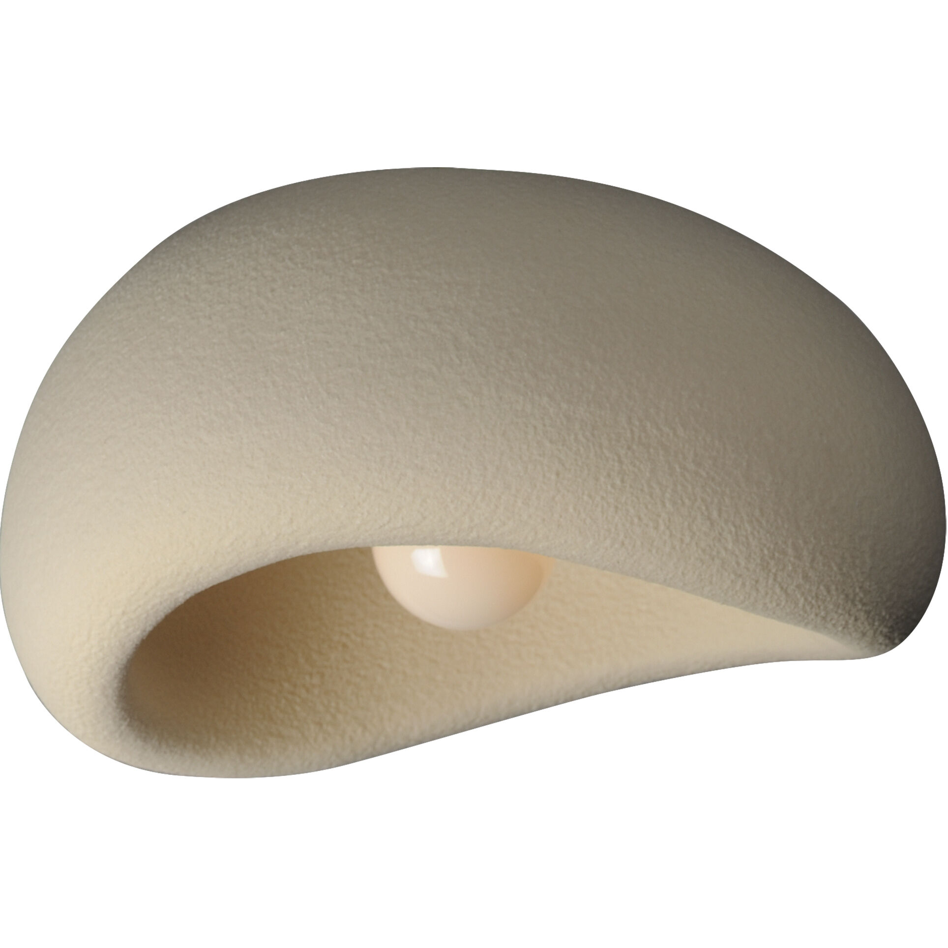 Moeraki LED 12.5 inch Oyster Flush Mount Ceiling Light