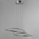 Coaster LED 20.25 inch Polished Chrome Single Pendant Ceiling Light