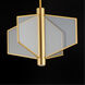 Telstar LED 26 inch Natural Aged Brass Single Pendant Ceiling Light
