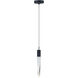 Quartz LED 4.75 inch Black Mini Pendant Ceiling Light