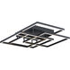 Traverse LED LED 31 inch Black Flush Mount Ceiling Light