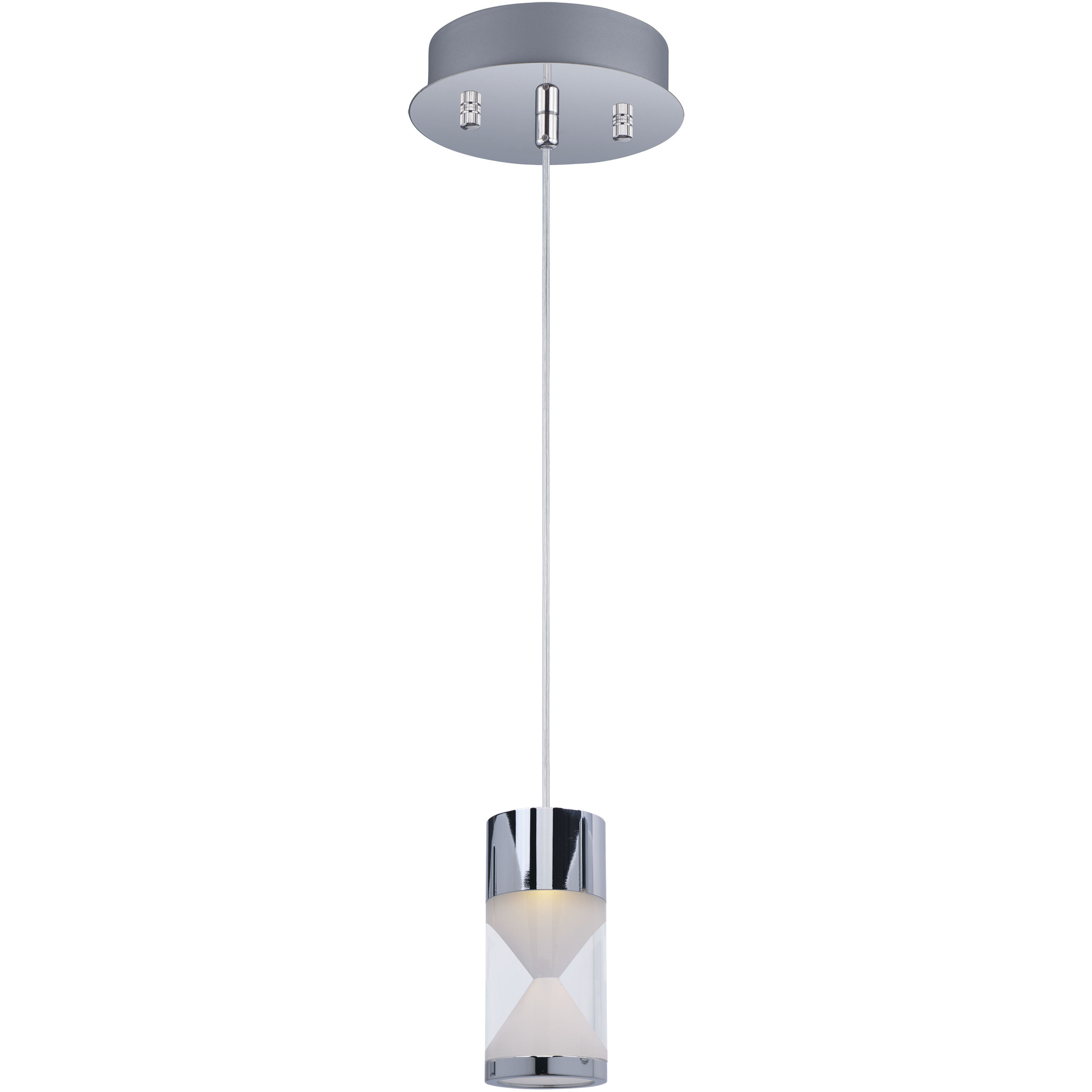 Tyme LED 6.25 inch Polished Chrome Mini Pendant Ceiling Light