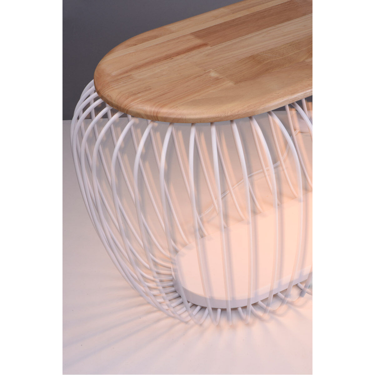 Cage White and Navaho White Bench