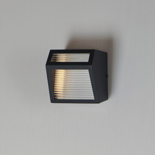 Totem LED 5 inch Black Outdoor Wall Sconce