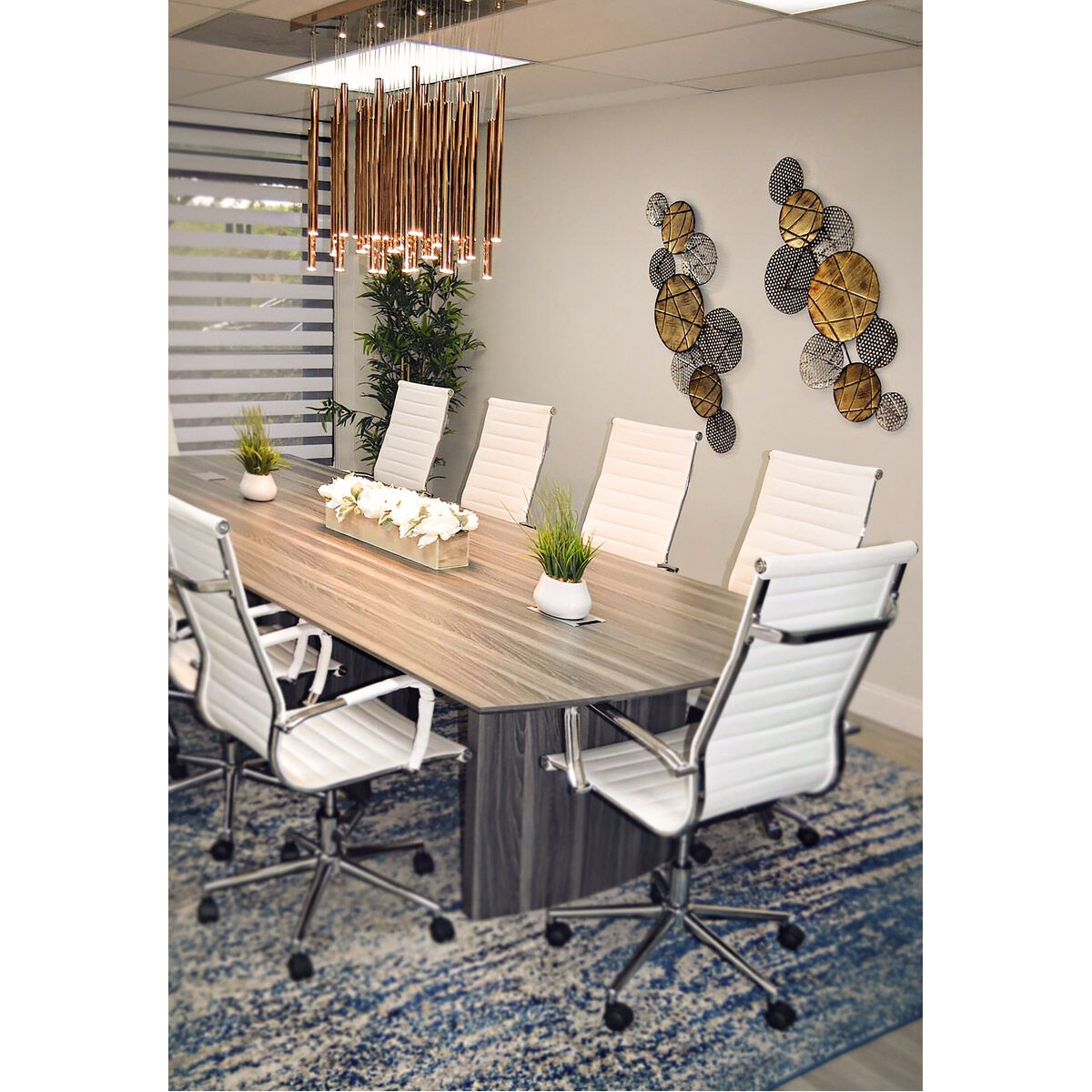 Flute LED 2.5 inch Rose Gold Mini Pendant Ceiling Light