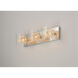 Gem 3 Light 22 inch Polished Chrome Bath Vanity Light Wall Light in Silver