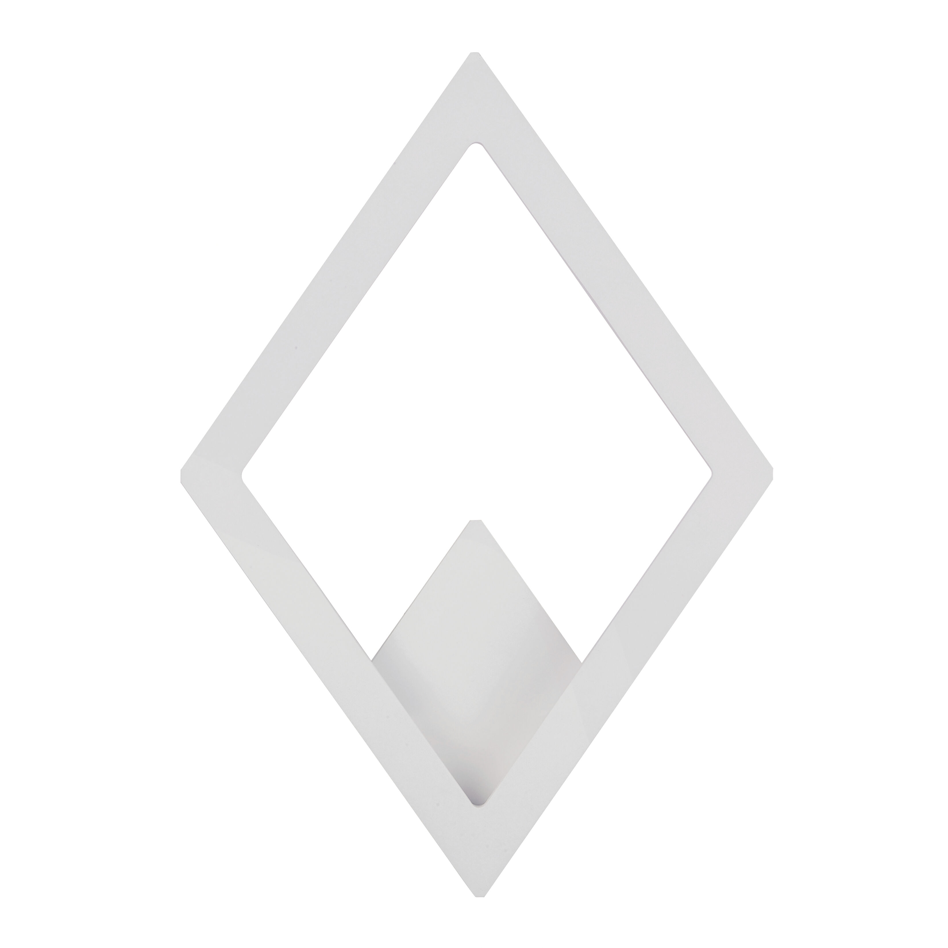 Alumilux Rhombus LED 19.25 inch White Outdoor Wall Sconce