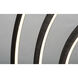 Arc 23 inch 28.5 watt Brushed Black Table Lamp Portable Light
