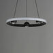 Nodes LED 18 inch Black Ring Pendant Ceiling Light