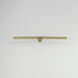 Dorian 15 watt 23 inch Gold Picture Light Wall Light