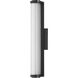 Vetra LED 21.25 inch Black Outdoor Wall Mount