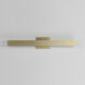 Alumilux Sideline LED 30 inch Satin Brass Bath Vanity Wall Light