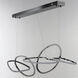 Unity LED 55 inch Black Chrome Linear Pendant Ceiling Light