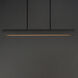 Matera LED 49.5 inch Gray Linear Pendant Ceiling Light