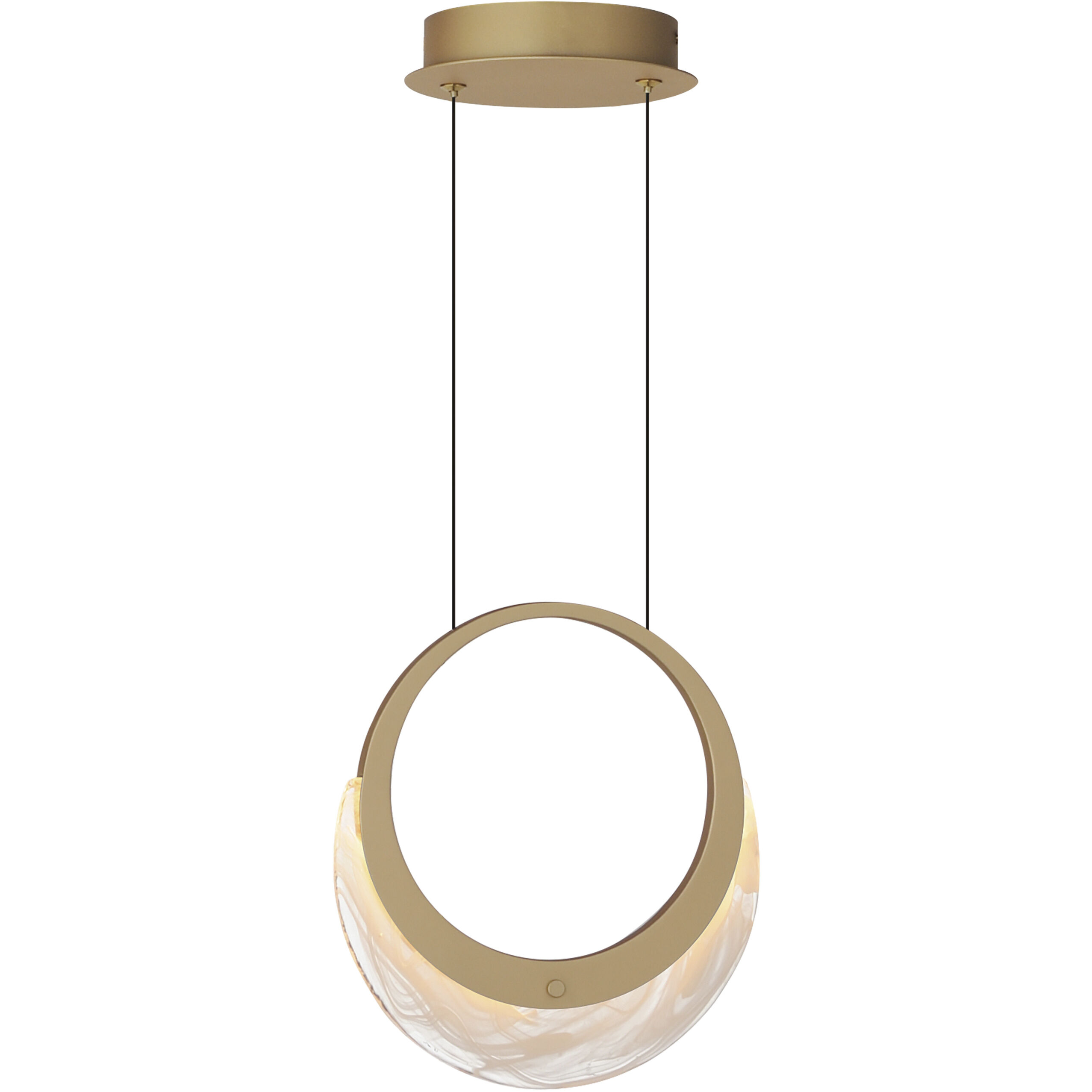 Lyra LED 8.75 inch Gold Bath Vanity Light Wall Light