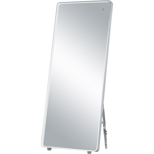 Mirror 67 X 27.5 inch Brushed Aluminum LED Wall Mirror