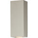 Pilar LED 13 inch Sandstone Outdoor Wall Mount