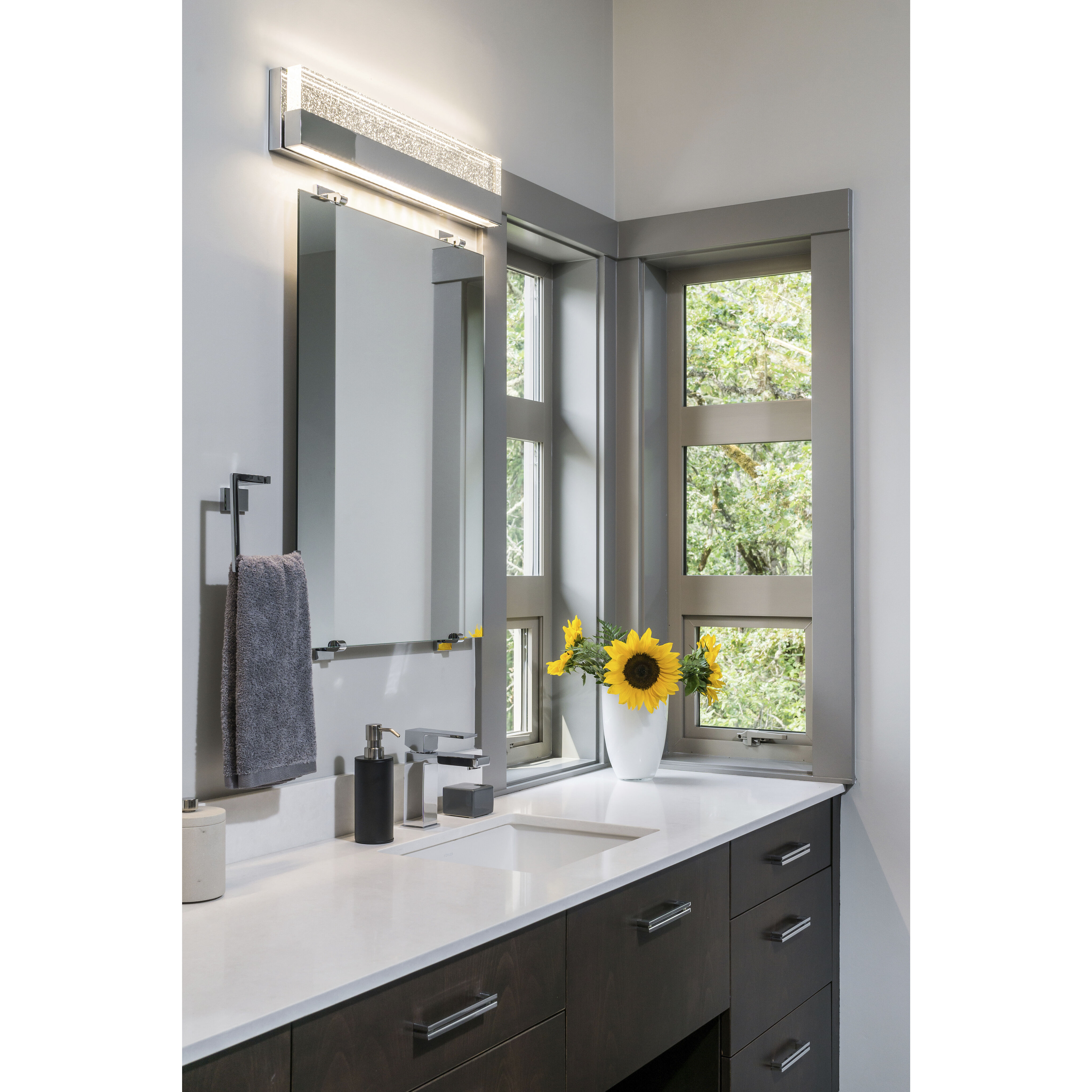 Fizz III LED 24 inch Polished Chrome Bath Vanity Light Wall Light