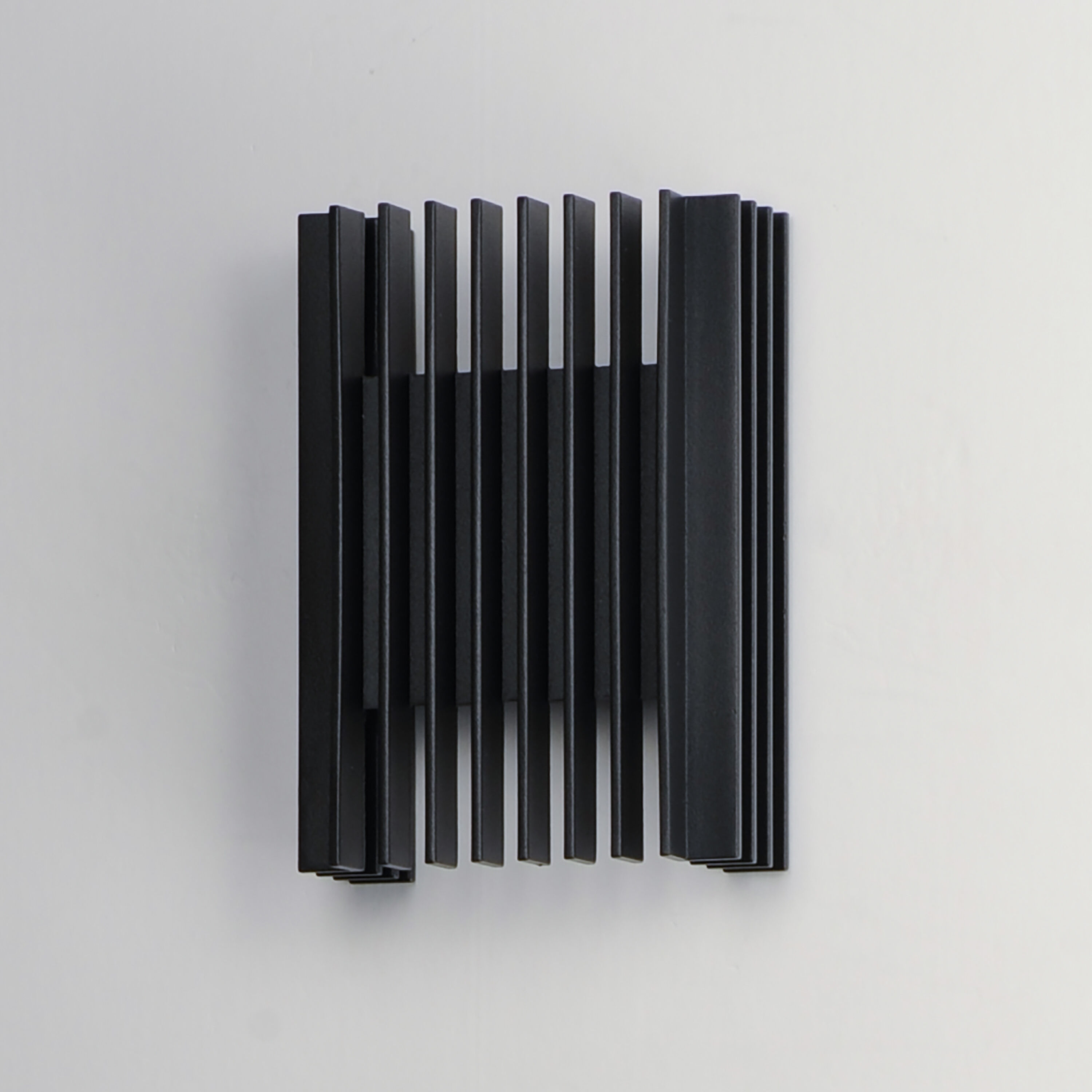 Rampart LED 5.5 inch Black Outdoor Wall Sconce