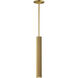 Reeds LED 2.25 inch Gold Single Pendant Ceiling Light