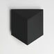 Fractal LED 7.5 inch Black Outdoor Wall Mount