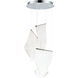 Rinkle LED 15.75 inch Polished Chrome Multi-Light Pendant Ceiling Light