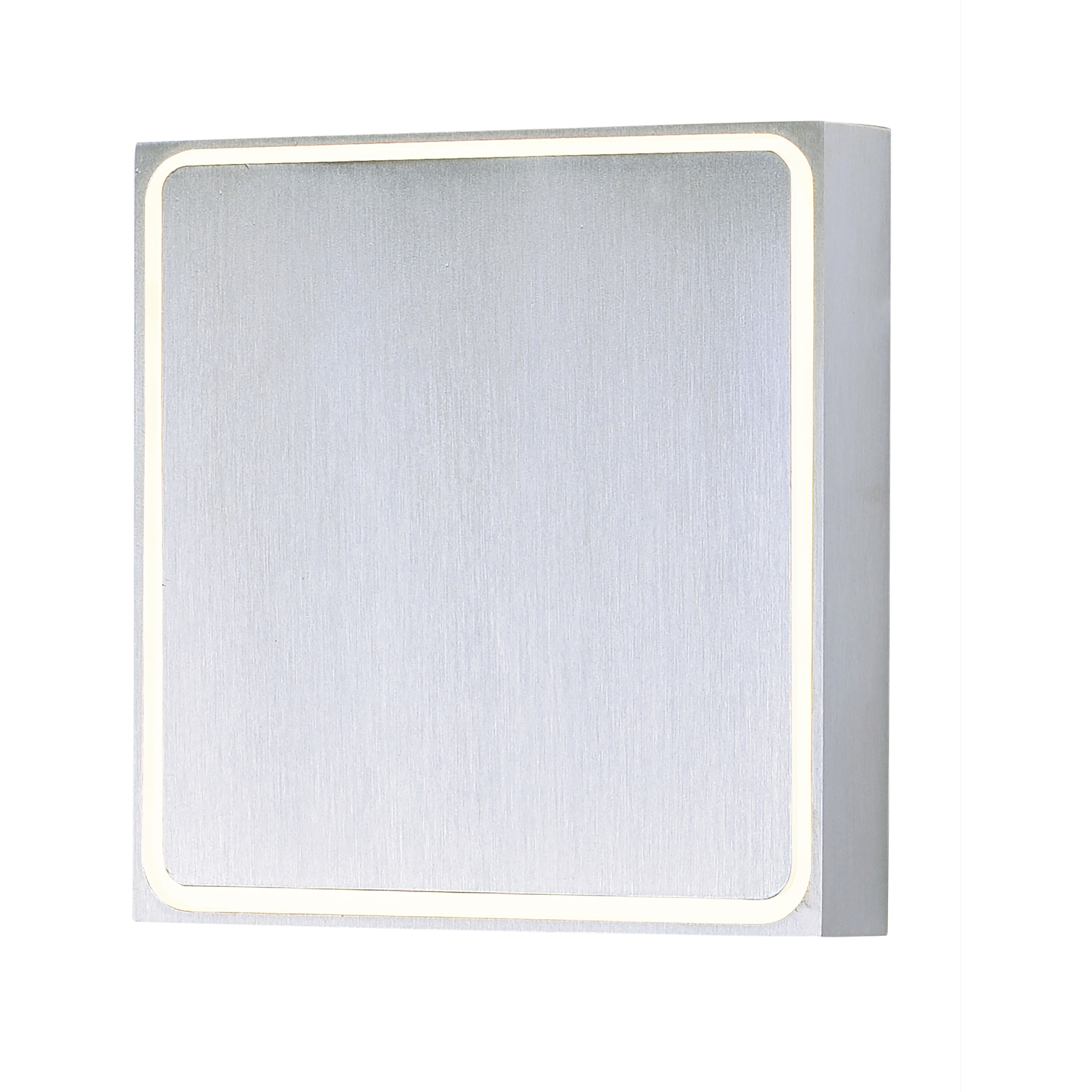 Alumilux Outline LED 4.5 inch Satin Aluminum Outdoor Wall Sconce