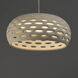 Cambria LED 17.5 inch Oyster Single Pendant Ceiling Light