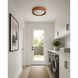 Souffle LED 13.75 inch Terra Cotta Flush Mount Ceiling Light
