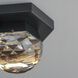 Allumettes LED 5 inch Black Flush Mount Ceiling Light