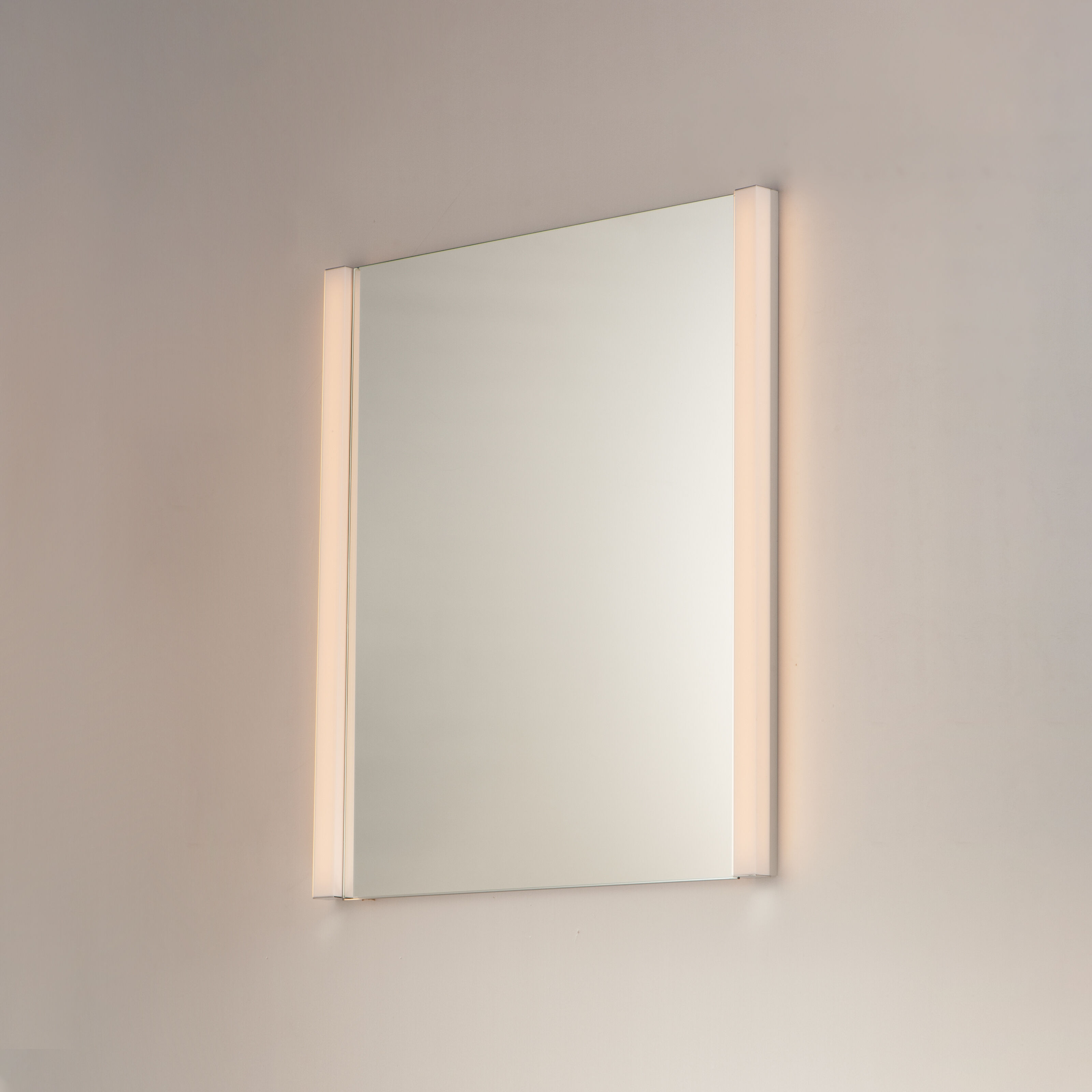 Luminance 30 X 26.75 inch Polished Chrome LED Wall Mirror