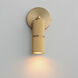 Reeds 1 Light 2.5 inch Gold Flush Mount Ceiling Light