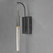 Scepter LED 4.5 inch Black Chrome Wall Sconce Wall Light in Bubble