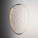 Moonscapes LED 6 inch Polished Chrome Single Pendant Ceiling Light