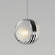 Pulse LED 4.75 inch Polished Chrome Single Pendant Ceiling Light